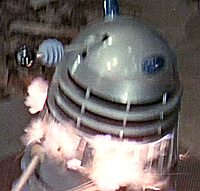 Dalek with see-through neck