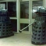 Goon ii (left) and Dalek Seven-iv at Slough Grammar. Picture - Simon Meade