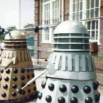 Dalek Six-5 (left) and Dalek One-7 at Slough Grammar. Picture - Simon Meade