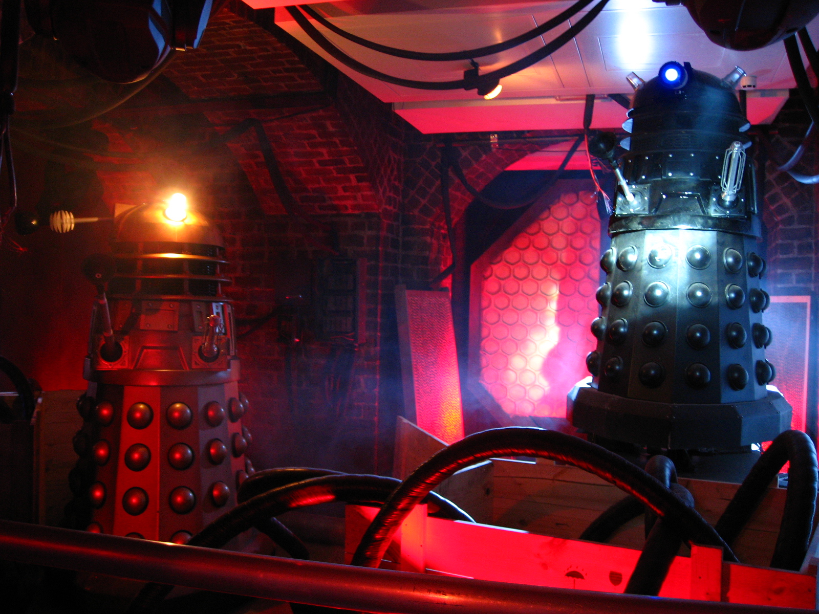 The Dalek display at Kelvingrove