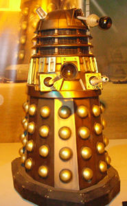 The second exhibition prop in Cardiff. Dalek NSDW.