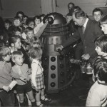 Dalek Six-7 with Bernard Wilkie at Hendon College in 1972.