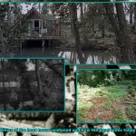 The cottage with the pond on the right, then in Danger Man and as it is today. Click for a larger view