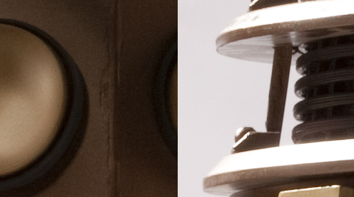 Examples of untidy seams and poorly positioned neck rods