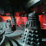 The Dalek set in preparation