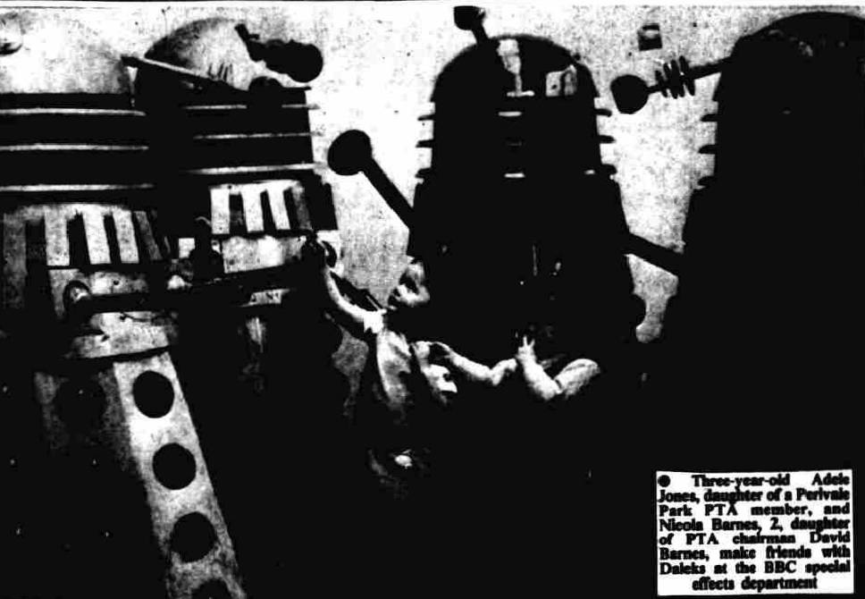 A Dalek is chosen for the Perivale First May Fayre