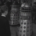 Daleks at the Sophia Gardens Pavilion.