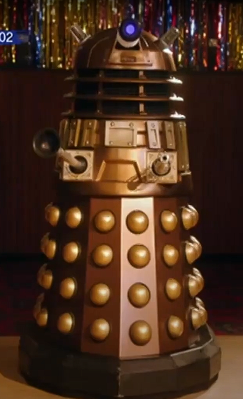 A Symphonic Spectacular Dalek appears on Comic Relief night.